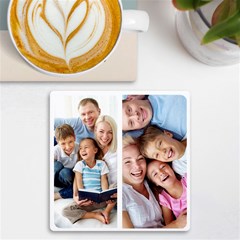 Family Two Collage - UV Print Square Tile Coaster 