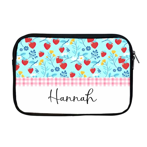 Personalized Name Any Text Fruit With Checked Pattern Line By Katy Front