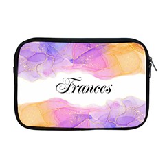 Personalized Name Any Text Colored Marble - Apple MacBook Pro 17  Zipper Case