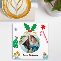 Christmas Pattern - UV Print Square Tile Coaster 