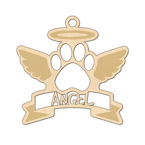 Angel Pup, Dog Memorial Ornament By Mikki Front