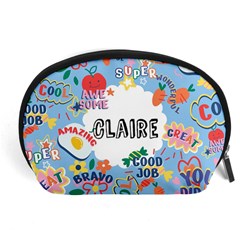 Personalized Positive Quotes Name Any Text - Accessory Pouch (Large)