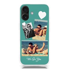 Personalized Photo Heart  - iPhone 16 TPU UV Print Case