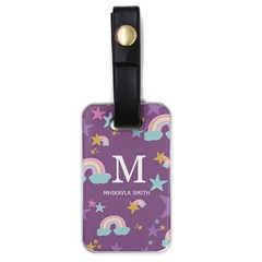 Unicorn Stars - Luggage Tag (one side)