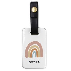  Rainbow Print - Luggage Tag (one side)