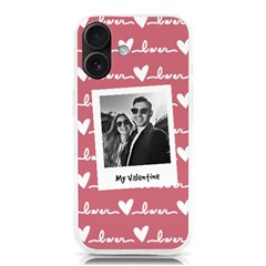 Personalized Photo Love Heart  - iPhone 16 TPU UV Print Case