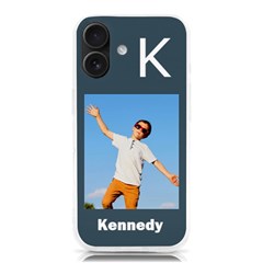  Personalized Photo Initial Letter - iPhone 16 TPU UV Print Case