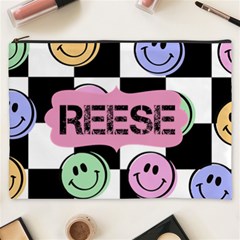 Smile Face Custom Name  - Cosmetic Bag (XXXL)