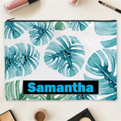 Tropical Leaf pattern - Cosmetic Bag (XXXL)