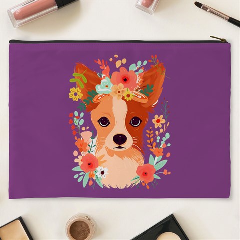 Floral Dog By Xiu Back