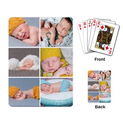 Six Photo Collage - Playing Cards Single Design (Rectangle)