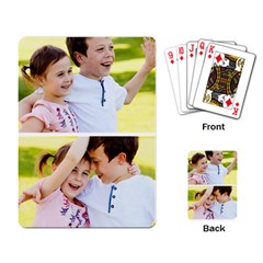 Two Photo Collage - Playing Cards Single Design (Rectangle)