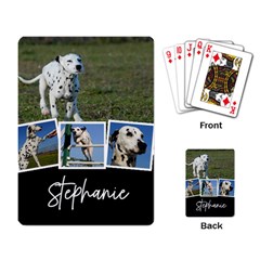 Create Your Own 4 Picture Pet Photo Collage - Playing Cards Single Design (Rectangle)