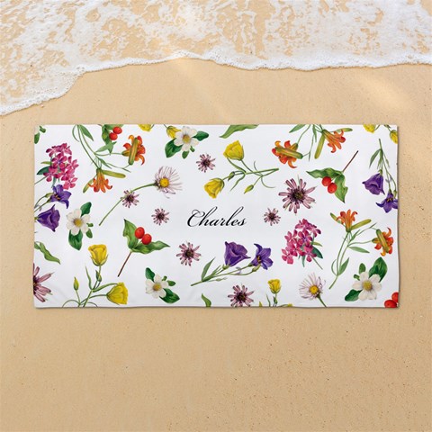 Custom Hand Drawn Floral Name Any Text By Joe Front