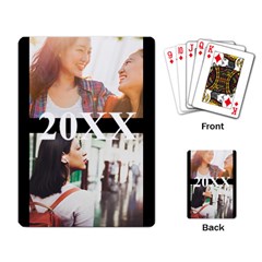 Two Photo Collage - Playing Cards Single Design (Rectangle)