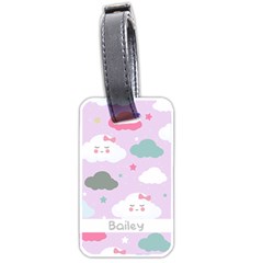 Cute Sun Cloud Seamless Pattern - Luggage Tag (two sides)