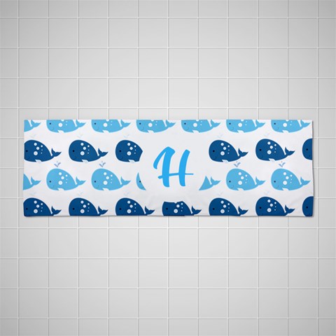 Whale Pattern Monogram By Xiu Front