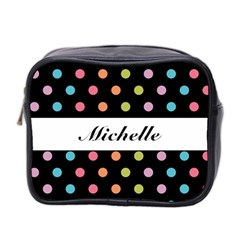 Color Dots Pattern - Mini Toiletries Bag (Two Sides)