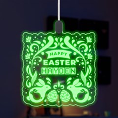 Custom Happy Easter Name Any Text - LED Acrylic Ornament