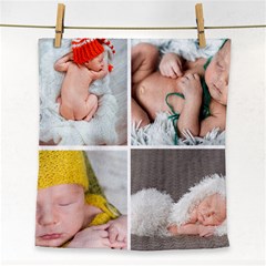 4 Picture Collage - Face Towel