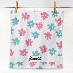 Floral Pattern - Face Towel