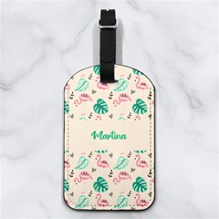 Flamingo Pattern Any Text Name