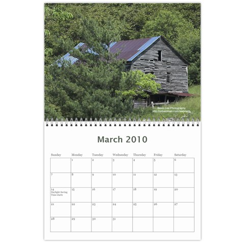 2010 Smoky Mountain Calendar By Kevin Newcomb Mar 2010