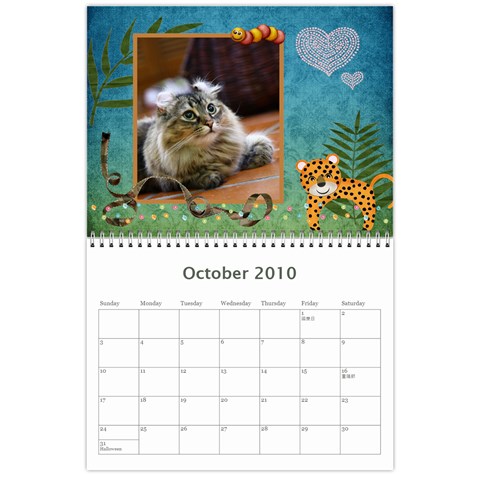 2010 Calender By Maggie Li Oct 2010