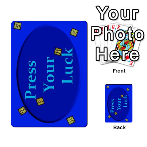 Press Your Luck Deck 2 By Jighm Brown Back 13