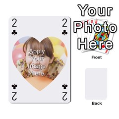 Special 4 Numbers Heart Version - Playing Cards 54 Designs (Rectangle)
