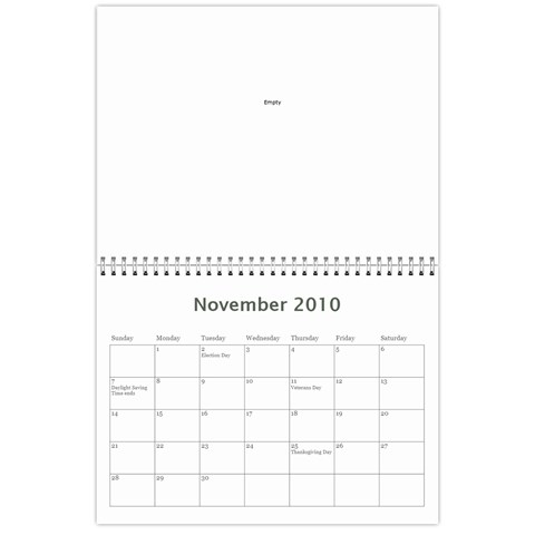 Calender By Reba Nov 2010