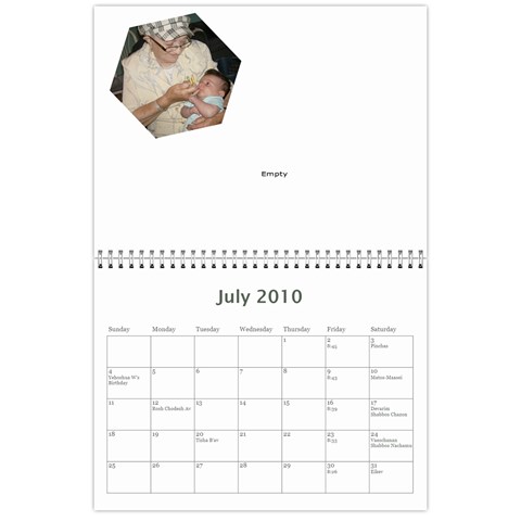 Bubbycalendar By Malka Jul 2010