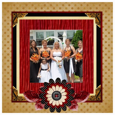 Wedding Sb 2 By Cookie6672 8 x8  Scrapbook Page - 2