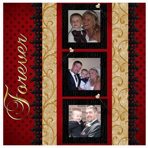 Wedding Sb 2 By Cookie6672 8 x8  Scrapbook Page - 3