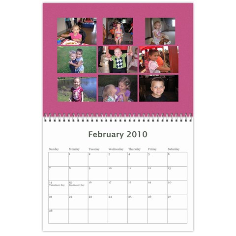 Xmas Calendar By Jackie Flynn Feb 2010