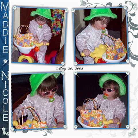 Maddie 8x8 Scrappage 5 8 x8  Scrapbook Page - 1