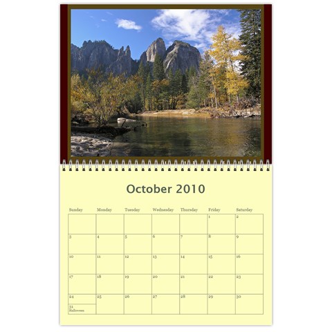 Calendar Yosemite 2010 18 Month By Karl Bralich Oct 2010