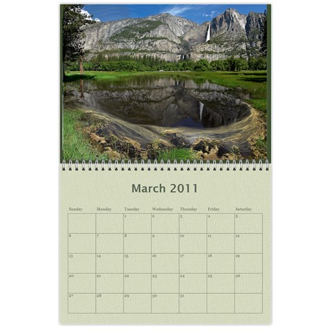 Calendar Yosemite 2010 18 Month By Karl Bralich Mar 2011