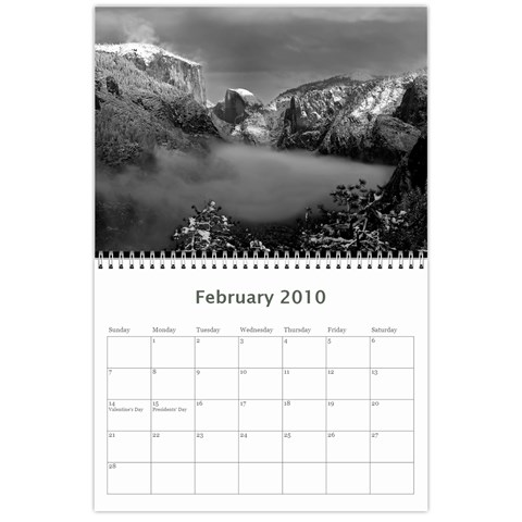 Calendar Yosemite 2010 18 Month By Karl Bralich Feb 2010