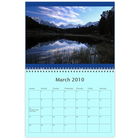 Calendar Yosemite And More  2010 12 Month By Karl Bralich Mar 2010