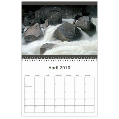 Calendar Yosemite And More  2010 12 Month By Karl Bralich Apr 2010