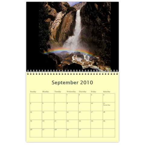 Calendar Yosemite And More  2010 12 Month By Karl Bralich Sep 2010