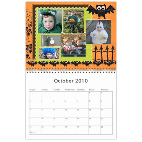 Calendar By Kim Oct 2010