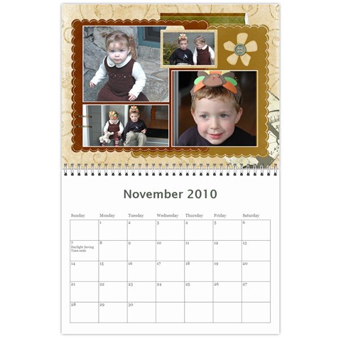 Calendar By Kim Nov 2010