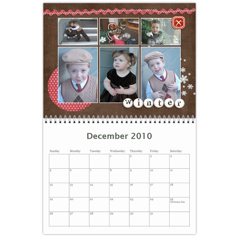Calendar By Kim Dec 2010