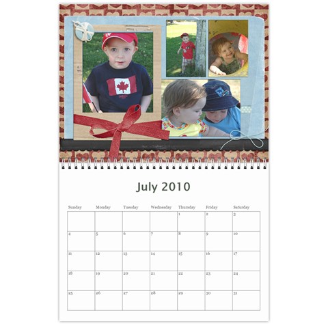 Calendar By Kim Jul 2010