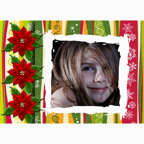 Christmas Photo Card By Wood Johnson 7 x5  Photo Card - 10