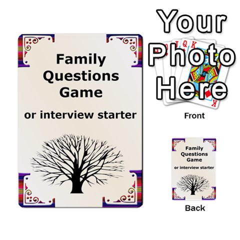 Family Question Card Game By Laurrie Back