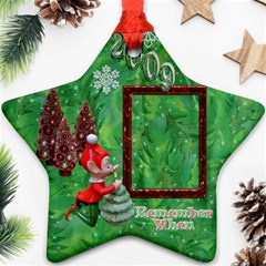 Elf Remember when 2023 Christmas ornament - Ornament (Star)