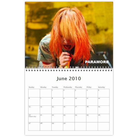 Rock Calendar 2010 By Jeremy Clark Jun 2010